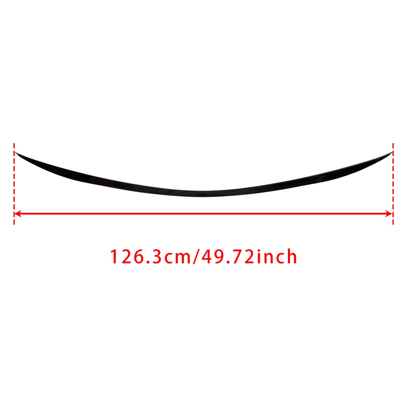 2014-2021 Mercedes-Benz C-Class W205 AMG C63 Style Gloss Black Rear Spoiler