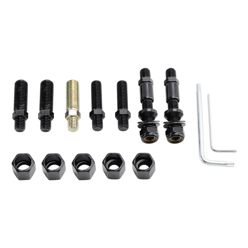 1990-2021 Sportster 883 1200 Schwarze Custom Dynamics LED-Blinkerspiegel