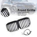 2019-2022 Passend für BMW X7 G07 Frontgrill mit einteiliger Lamelle, glänzend schwarz