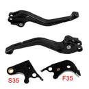 Nyt kort koblings- og bremsegreb, der passer til Suzuki GSXR600 (06-10) og GSXR1000 (05-06), sort