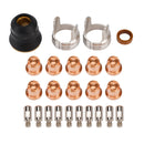 24Pcs IPT40 Plasma Schneiden Taschenlampe Spitze Elektrode Verbrauchs Für CUT-55DS CUT-65DS