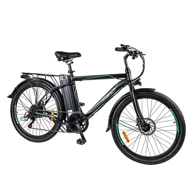 26" 36V 12,5AH 250W 6-växlad mountainbike elcykel