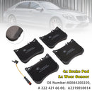 A22242166 00 Vordere Bremsbeläge mit Verschleißsensor für Mercedes-Benz W222 S-Klasse AMG Lines (ausgenommen S500 &amp; S63)