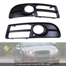2005–2008 Audi A4 B7 S-Line S4 1 -pari etulehden Barbow Fog Lights Grill Cover Aukko 8E0807681F
