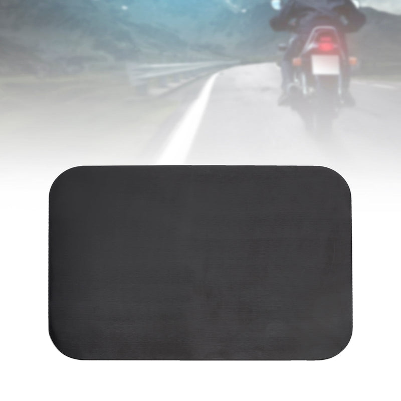 Viercecky tom lisensplate laget av aluminiumslegering, DIY, universelt egnet for motorsykkel