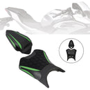 2024-2025 Für Kawasaki Ninja 500 Z500 Raider Soziussitz-Set vorne &amp; hinten, Schwarz 2