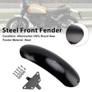 Guardabarros delantero de acero para Ducati Scrambler 800 (Desert Sled/Nightshift/Full Throttle/Icon/Icon Dark/Urban Motard) 2015-2025
