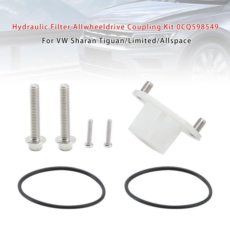 VW Sharan Tiguan/Limited/Allspace hydraulfilter fyrhjulskopplingssats 0CQ598549