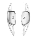 Patilhas de mudança de volante para Hyundai Ioniq 5 2021-23, alumínio prata