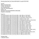 Reversing Camera Rear View Camera 95760-G3000 For Hyundai i30 2016-2021