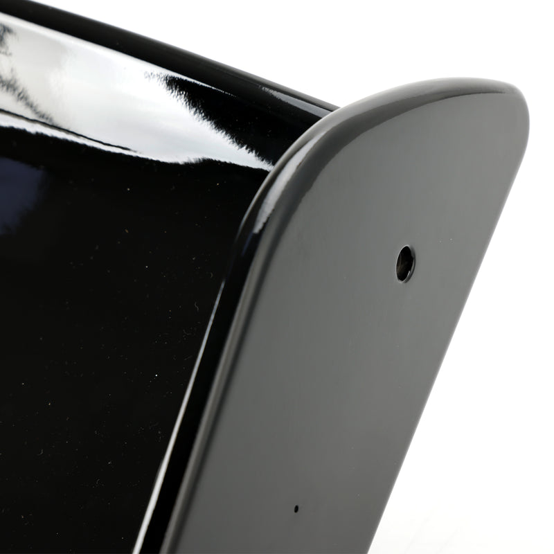 Asa de spoiler traseiro estilo GT de corrida universal de 57 "145 cm em preto brilhante para mais força descendente