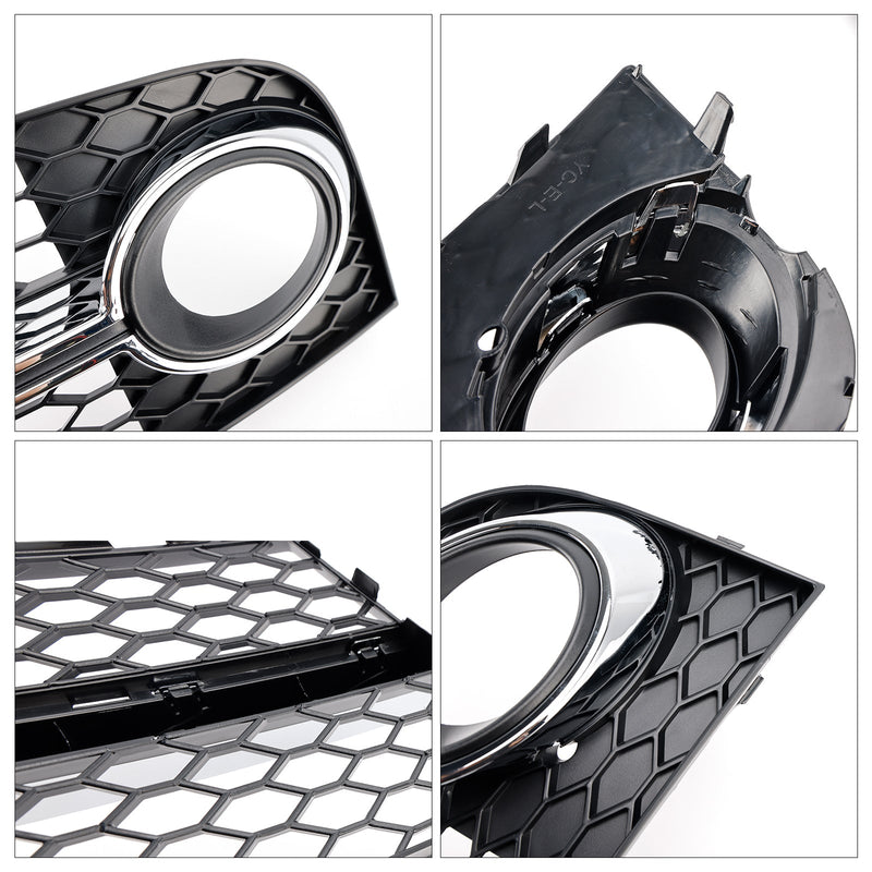 2011–2014 Audi TT MK2 S-Line TTS-kromin etukerroksen sauvan sumuvalot jäähdytin säleikkö