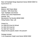 2009-2016 Audi A4 Allroad Scheinwerferbereichseinstellungssensor Hinten Links 8K0941309D