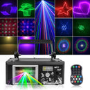 6-in-1 Bühnenlaser-Lichtanlage, LED-UV-Bühnenbeleuchtung für Disco, Party und Club