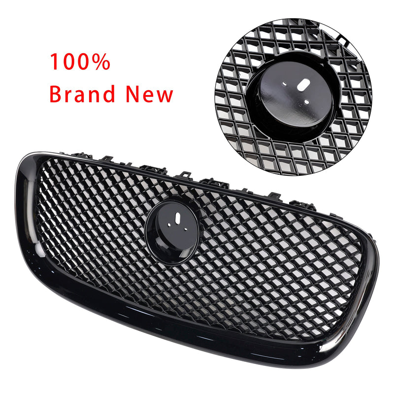 XF-R-tyylin etukerroksen baarigrilli Grille Fit Jaguar XF 2012-2015 Gloss Black