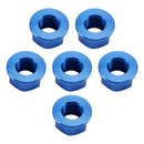 Ritzelmutter-Satz M10x1,5mm Blau für Aprilia RSV RSV4 1000R Factory 04-16