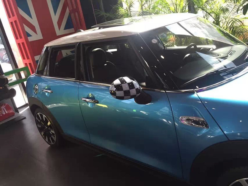 2 Checke-sivupeilien kannet MINI Cooper Hardtop 2014 F55 & 2015 F56