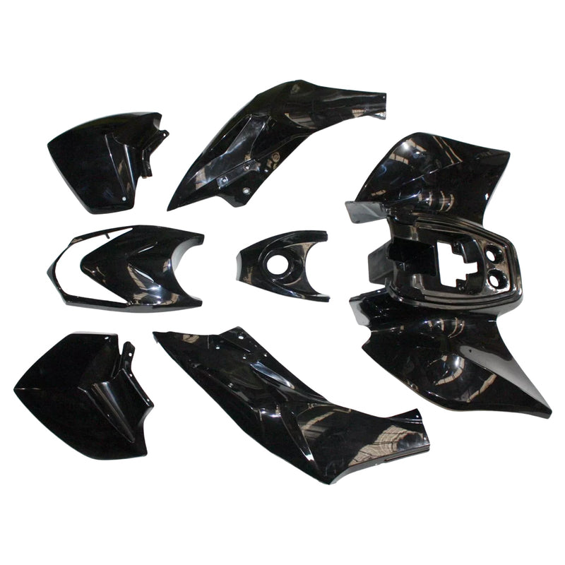 Plast kåpa Fender Guards Cover Kit för 125cc Tiger Quad Dirt Bike ATV Svart