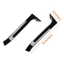 2008–2013 VW Golf MK6 GTI schwarz glänzend Paar Heckscheibe Seitenflügel Spoiler