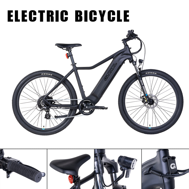 27,5" 36V 16,5AH 250W 7-växlad elcykel Elcykel aluminium