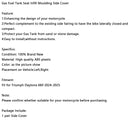 2024–2025 Daytona 660 Benzintank Sitzeinlage Seitenabdeckung