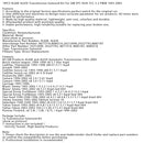 1994-2002 Camaro V8 5,0 l 5,7 l 4-Gang 9-teilig 4L60E 4L65E Getriebe-Magnetschalter-Kit 8677314