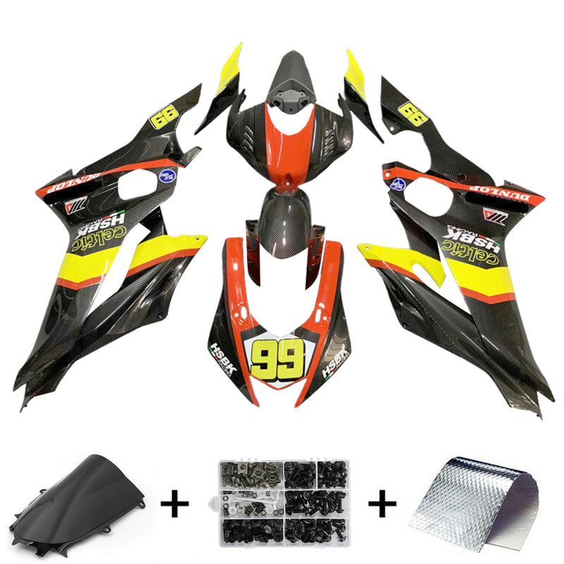 2017-2023 Yamaha YZF-R6 insprutningsskyddssats kropp plast ABS