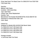 Fahrersitzverkleidung Schwarze Abdeckung Für Ford F250 F350 F450 Super Duty 2008-2010