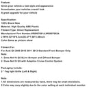 2009–2012 Audi Q5 2 kappaletta etulattian palkkigrillin sumuvalojen lampun kansi