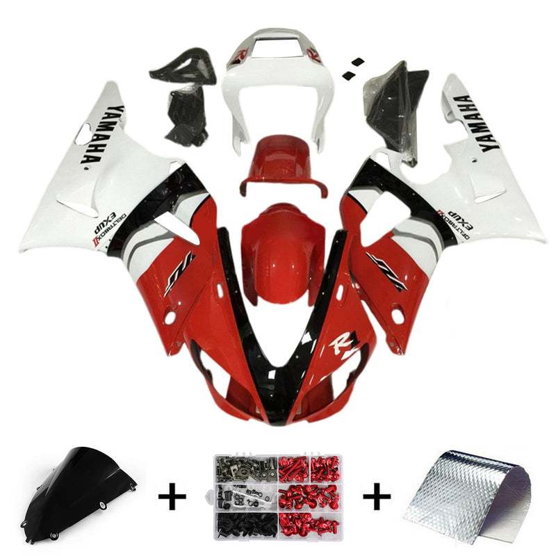 1998-1999 Zestaw owiewek wtryskowych Yamaha YZF-R1, korpus z tworzywa ABS