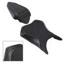 2024-2025 Für Kawasaki Ninja 500 Z500 Raider Soziuskissen-Set vorne &amp; hinten, Schwarz 1