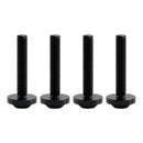 4x svarte aluminiumstrim frontrutebolter for Road Glide FLTR FLTRX 2015-2023