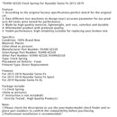 93490-4Z320 Pióro pieluszkowe dla Hyundai Santa Fe 2013-2019