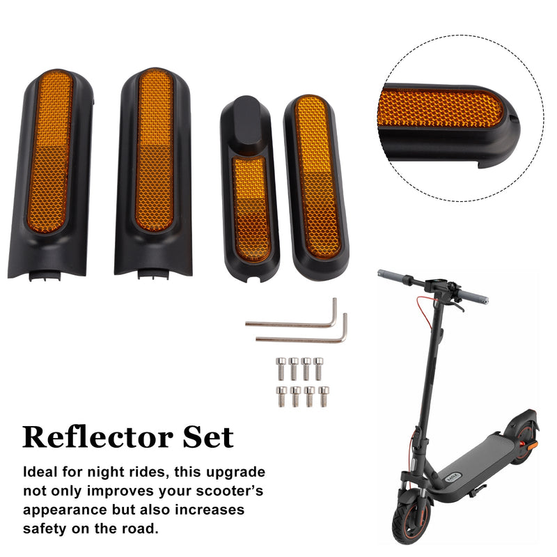 Set of 4 Scooter Side Covers with Rear Reflector for Xiaomi 4 Pro(1st Gen)