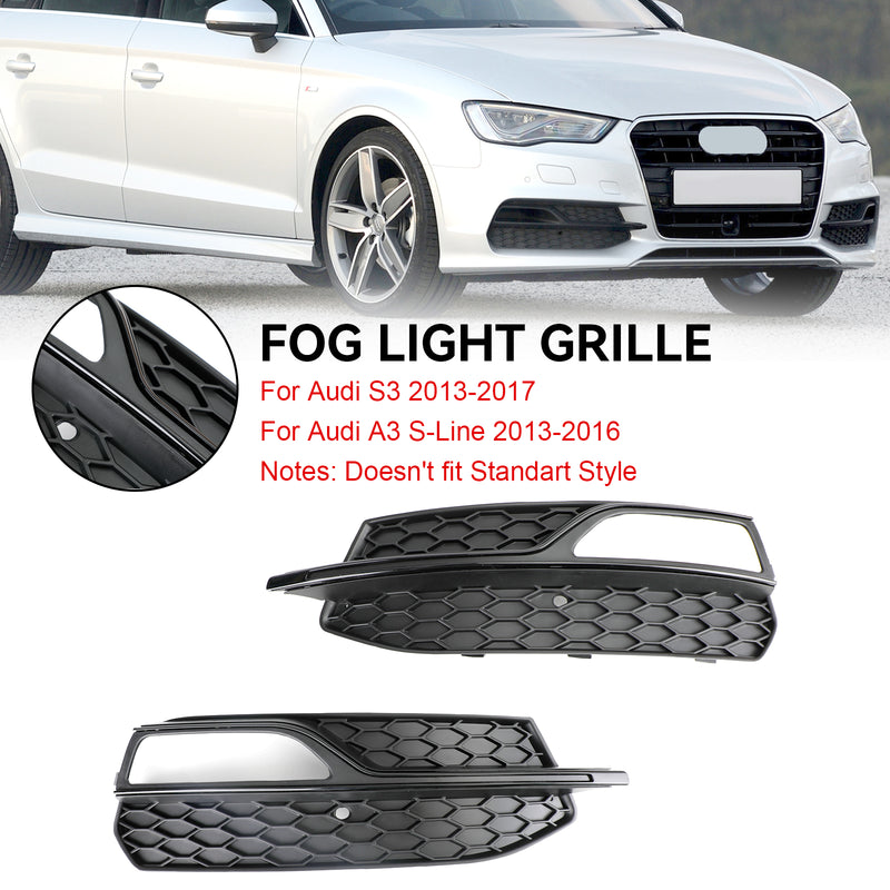 Dolna zderzak mgły Grill dla Audi A3/S3 S-line (2013-2016)-Zamieszkanie