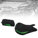 2024-2025 Für Kawasaki Eliminator 500 Fahrer- und Beifahrersitz-Kit hinten unten Grün