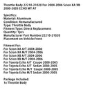 2000-2005 Toyota Echo M/T Limousine Drosselklappengehäuse 22210-21020