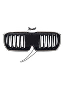 Doppellamellen-Frontstoßstangengrill, schwarz, passend für BMW X1 U11 U12 (2023–2025)