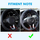 Silber Chrom Lenkrad Trim Abdeckung Für Mercedes Benz W204 W207 W212 C-Klasse