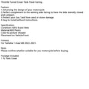 2022 2023 Yamaha Tmax 560 Guest Tunnel Cover Tank beklædning