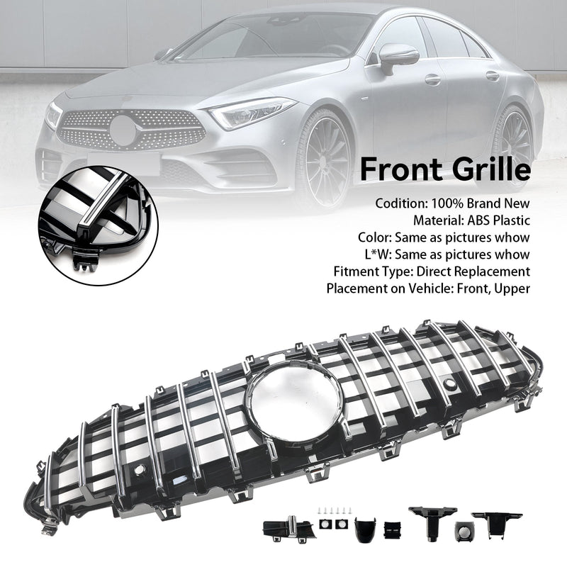 2018-2024 mercedes cls c257 W257 Grade cromada cupê para o pára-choque dianteiro
