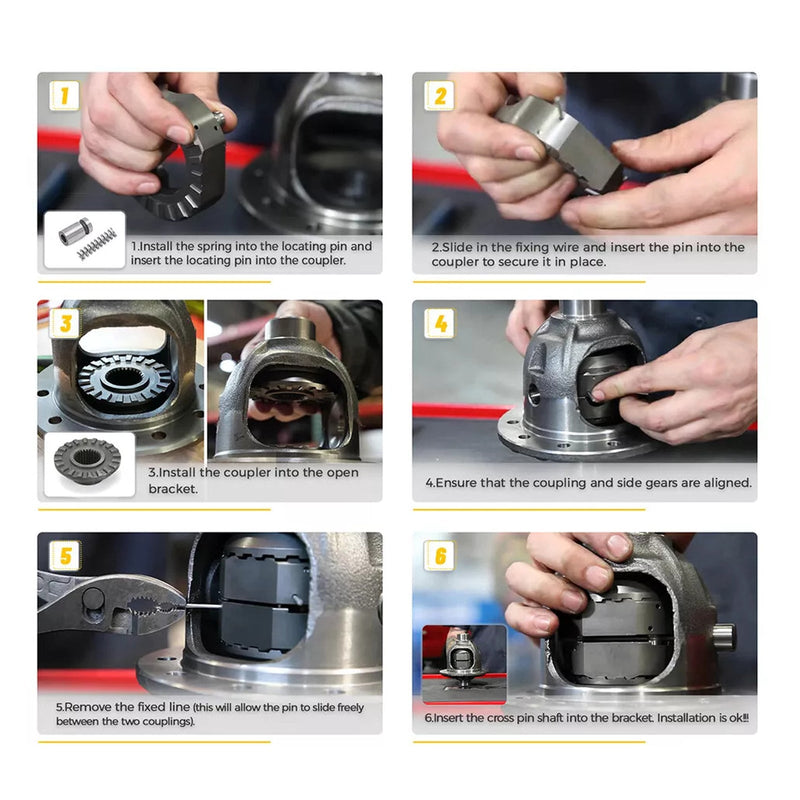 1975–1984 Volvo 242 Passer for Dana 30, 27 Spline Front Differential Locking SLD3027