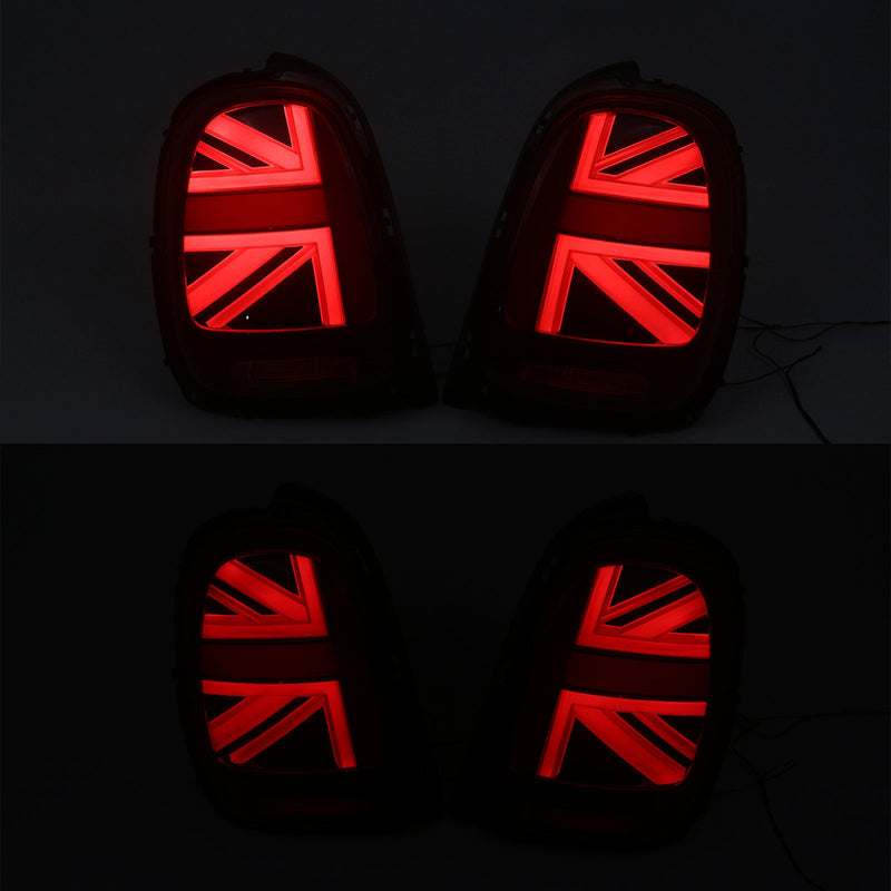 L&R LED baglygterlamper til Mini Cooper F55 F56 F57 2014-2023 Rød