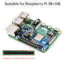 Raspberry Pi 4B/3B+ Ethernet-Stromversorgungs-Erweiterungskarte PoE-Stromversorgung