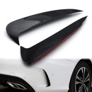 Glänzend schwarz hintere Lüftungsschlitzabdeckung für Benz C-Klasse W205 C43 C63 2014–2019