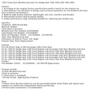 2PCS Front Door Weatherstrip Seal For Dodge Ram 1500 2500 3500 1994-2002