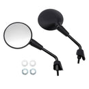 Mirror M8 Shorty left & right Black For Piaggio Vespa Primavera 50 125 150