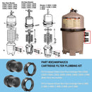 Suodatin-sanitaarinen pakkaus, varaosat patruunoille Swer Clear Poon -suodattimet