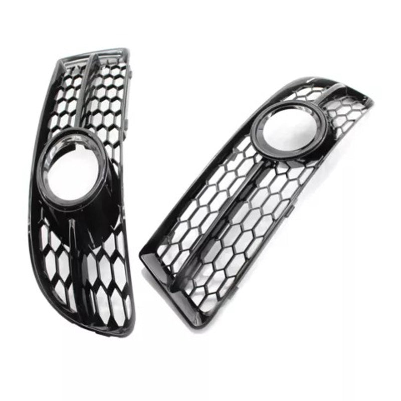 2005–2008 Audi A4 B7 S-line S4 Front-Time Bar Honeycomb Fog of Cooler Grille Cover