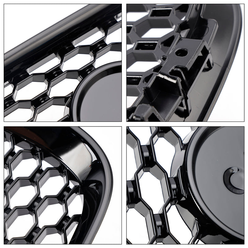 2016–2020 Jaguar F-PACE X761, glänzend schwarzer Frontstoßstangengrill